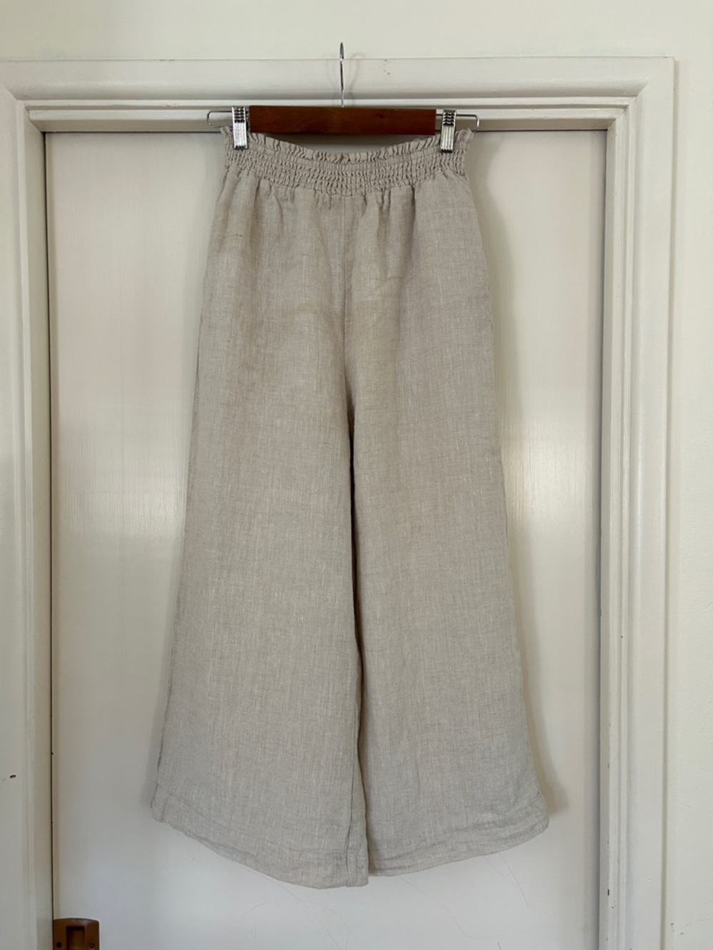 Neuflora Wide Leg Linen Pants